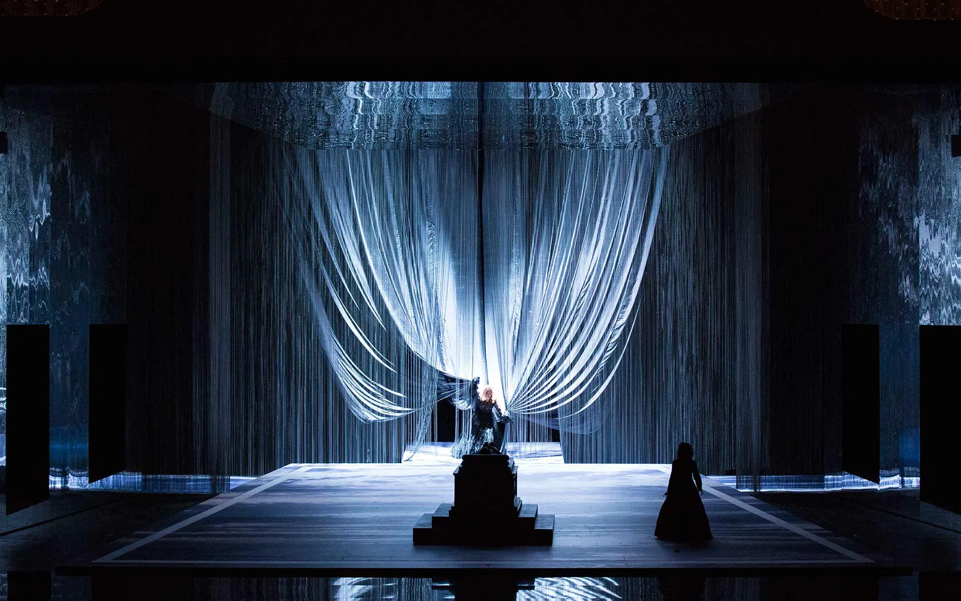 Sonya Yoncheva y María Miró en una representación de Il Pirata en el Teatro Real